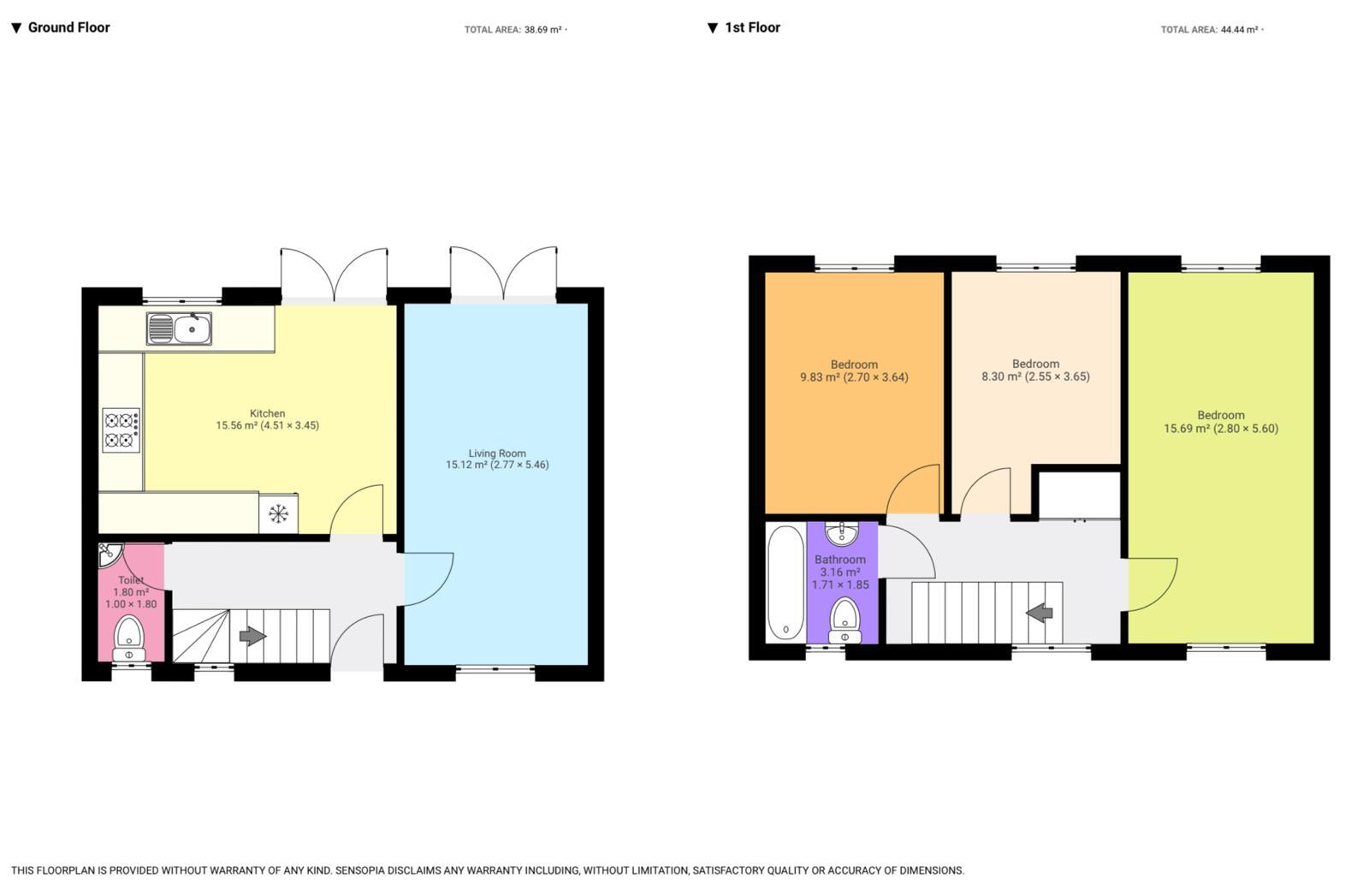 Floorplan of 3 bedroom Mid Terrace House for sale, Beech Road, Slough, Berkshire, SL3