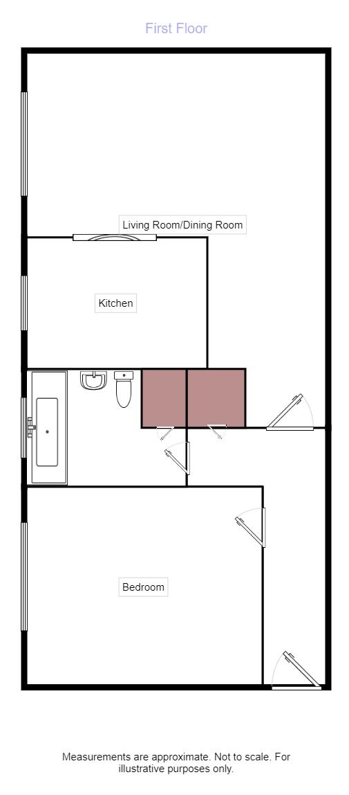 Floorplan of 1 bedroom  Flat for sale, Holmedale, Slough, Berkshire, SL2