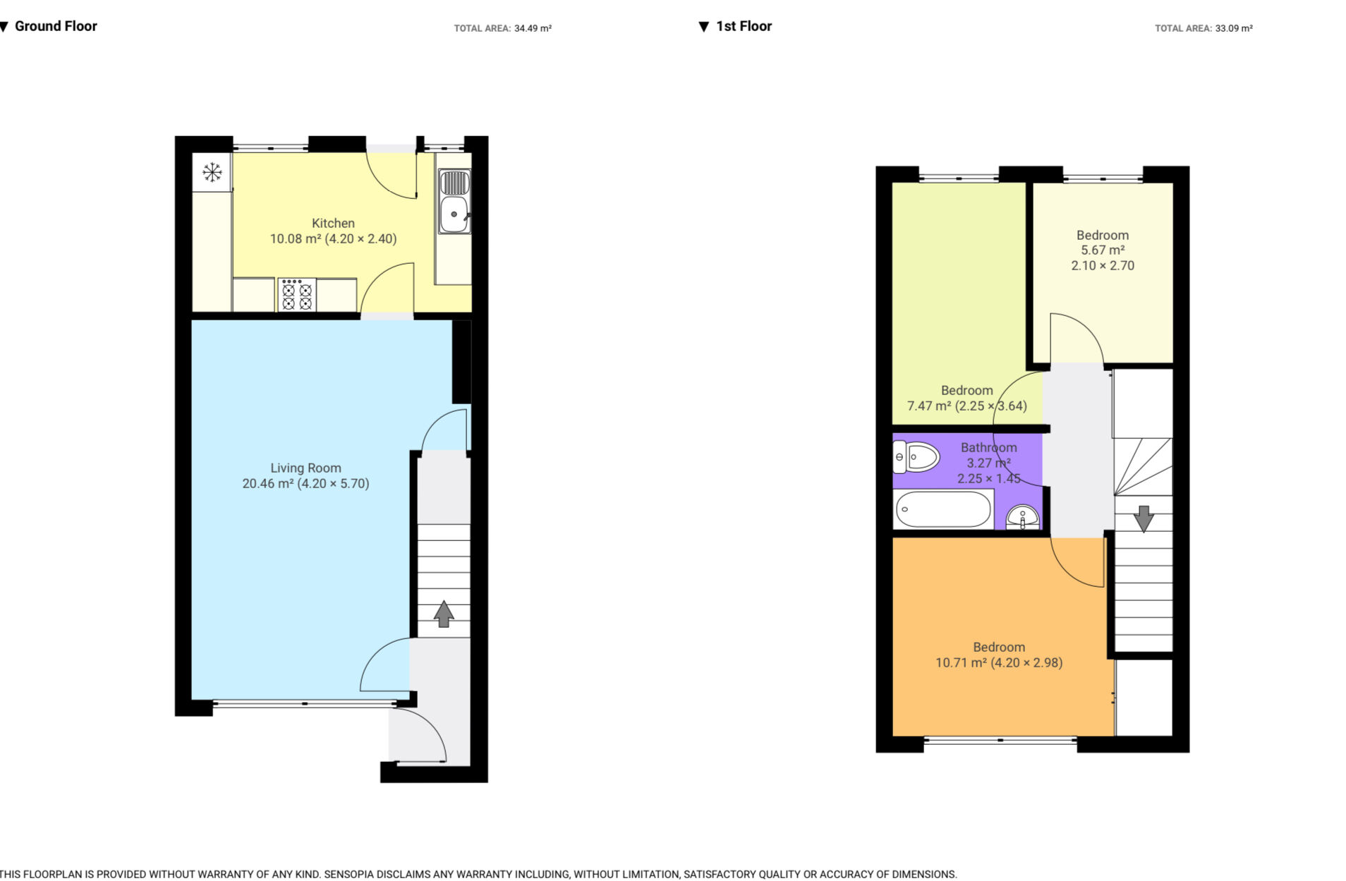 Floorplan of 3 bedroom Mid Terrace House for sale, Torridge Road, Slough, Berkshire, SL3