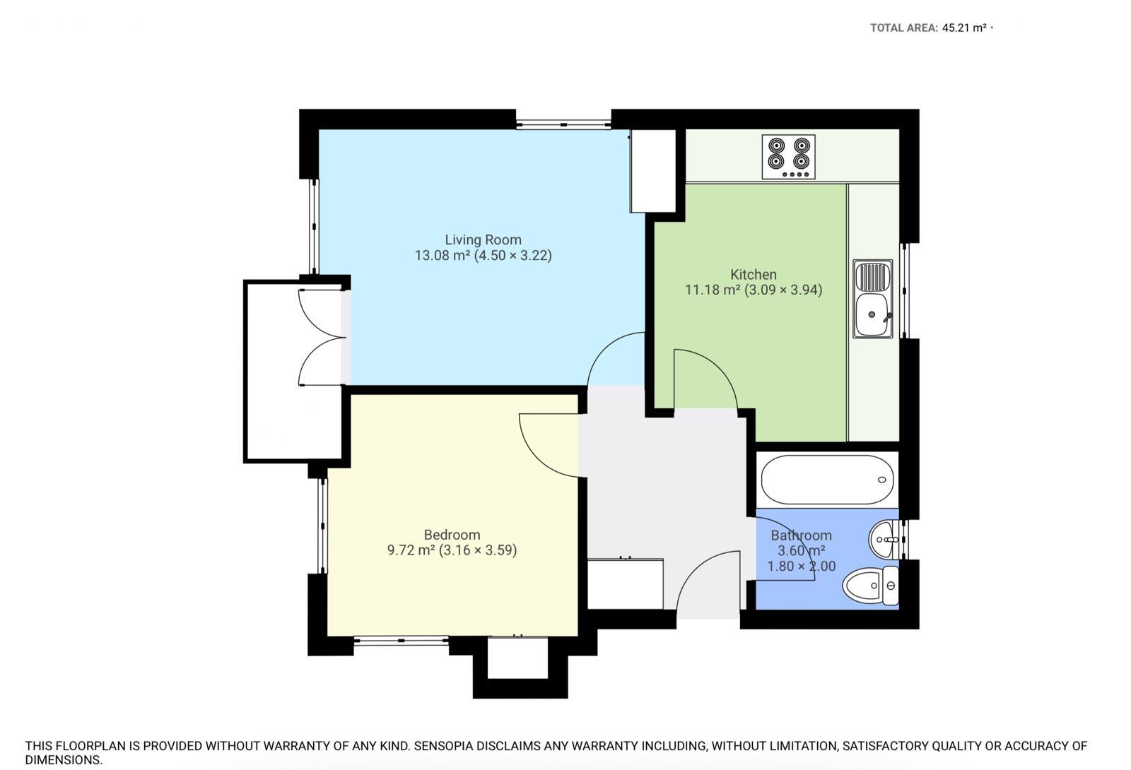 Floorplan of 1 bedroom  Flat for sale, Wild Green South, Slough, Berkshire, SL3