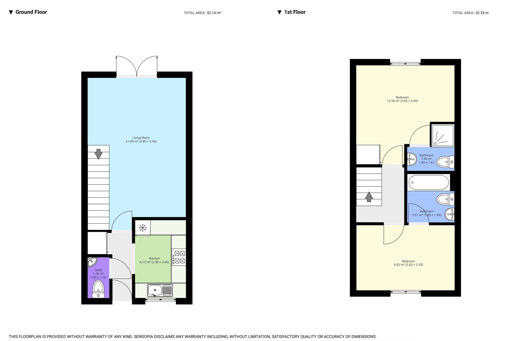 Floorplan of 2 bedroom Mid Terrace House for sale, Bessemer Close, Slough, Berkshire, SL3