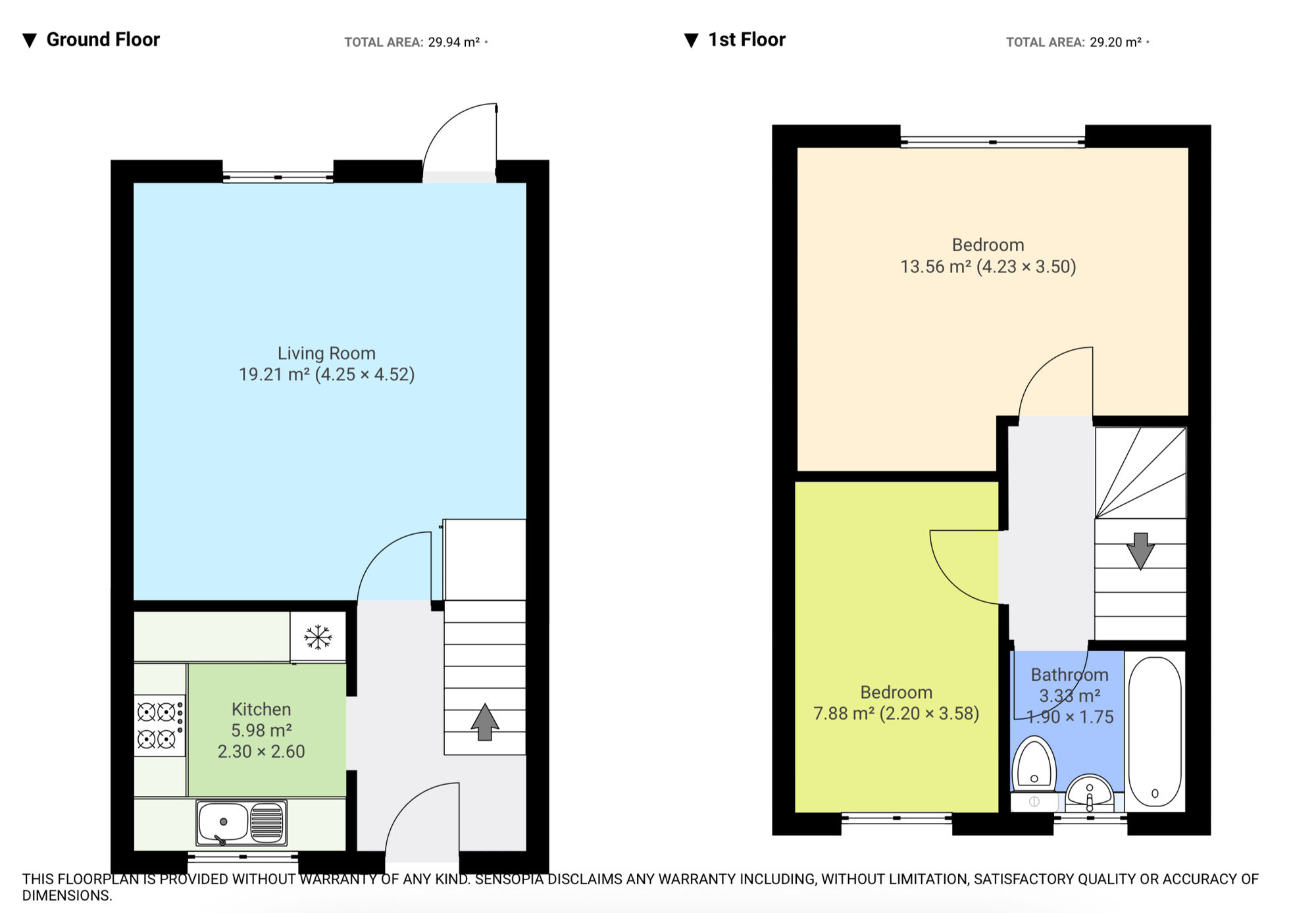 Floorplan of 2 bedroom End Terrace House for sale, The Drive, Slough, Berkshire, SL3