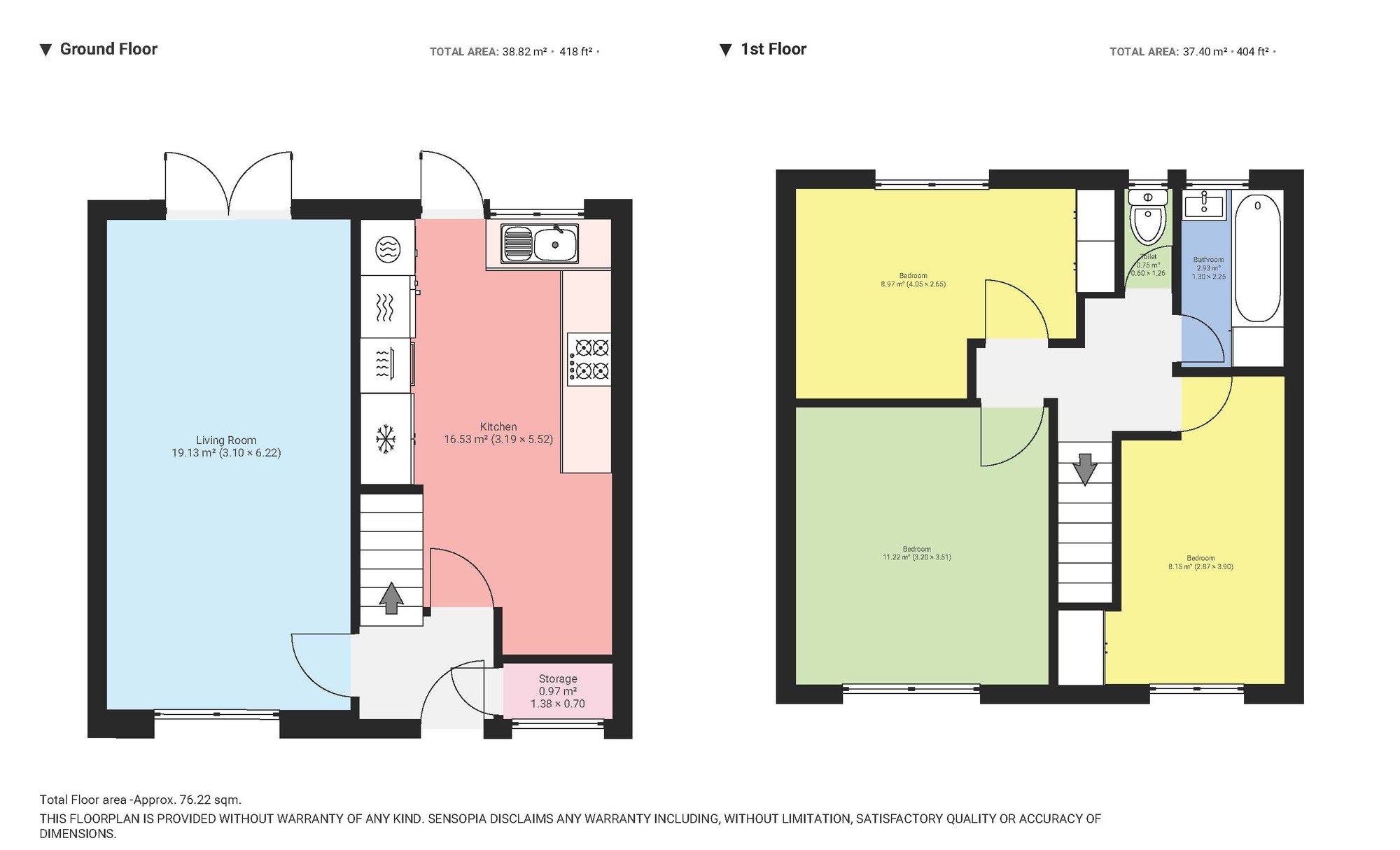 Floorplan of 3 bedroom Mid Terrace House to rent, High Street, Langley, Berkshire, SL3