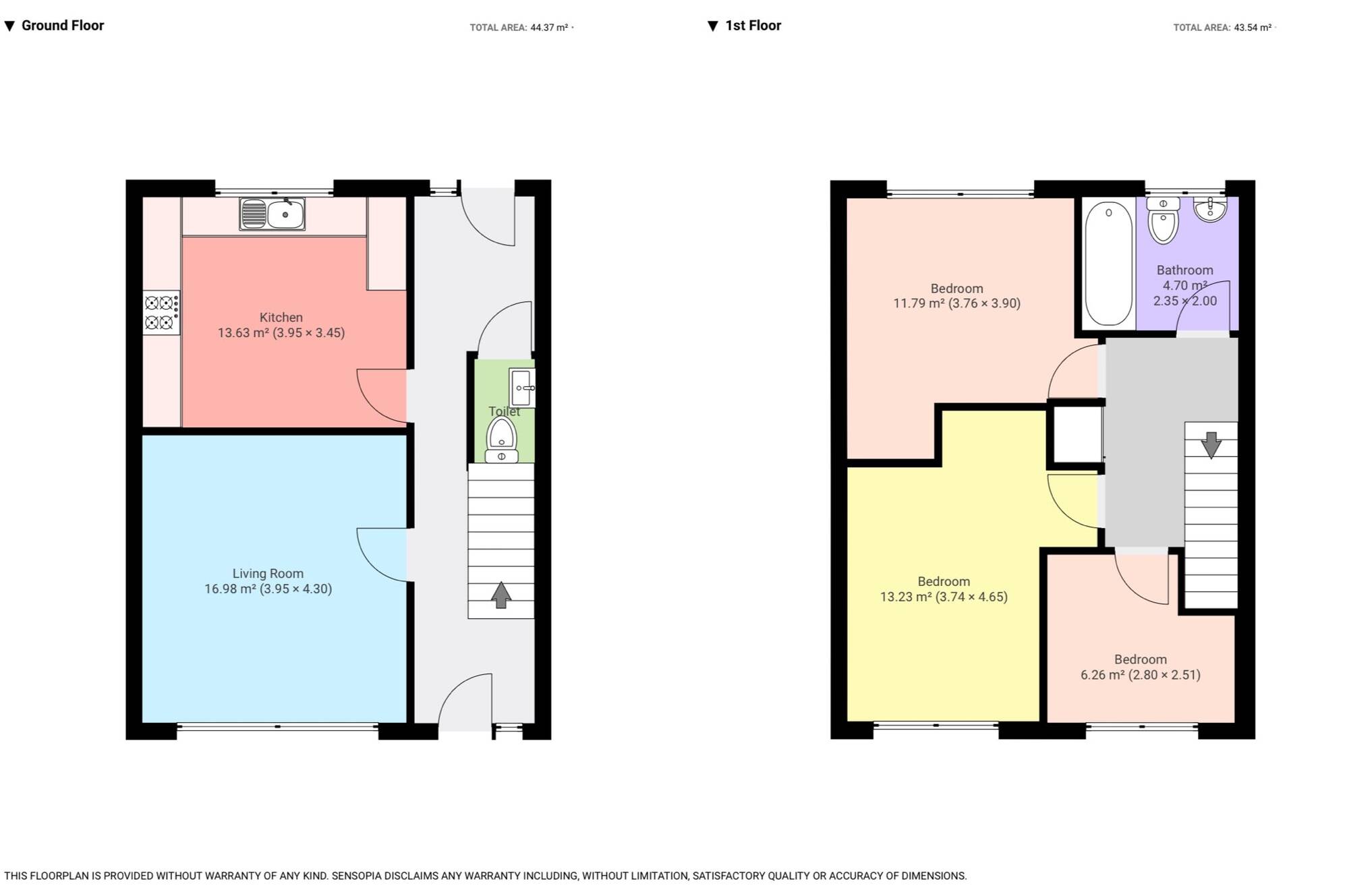 Floorplan of 3 bedroom Mid Terrace House for sale, Parlaunt Road, Slough, Berkshire, SL3