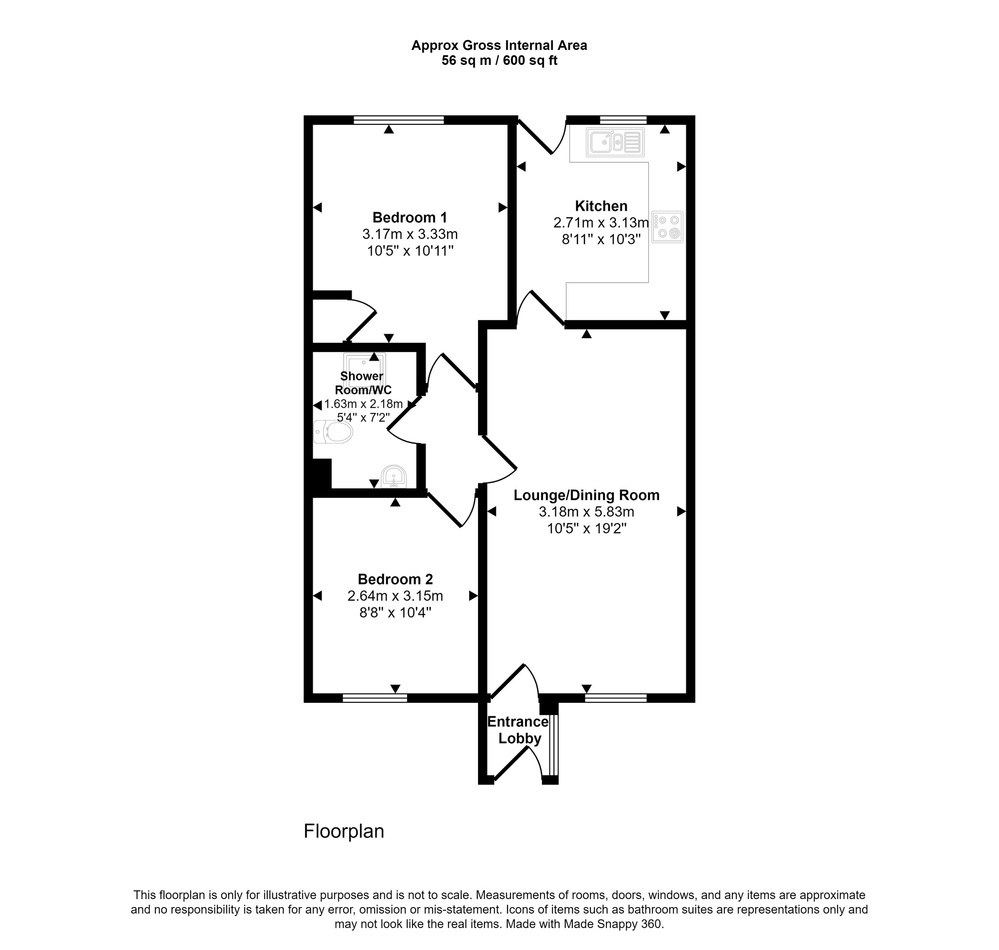 2 bedroom Mid Terrace Bungalow for sale, Highfield Court, Heworth, NE10