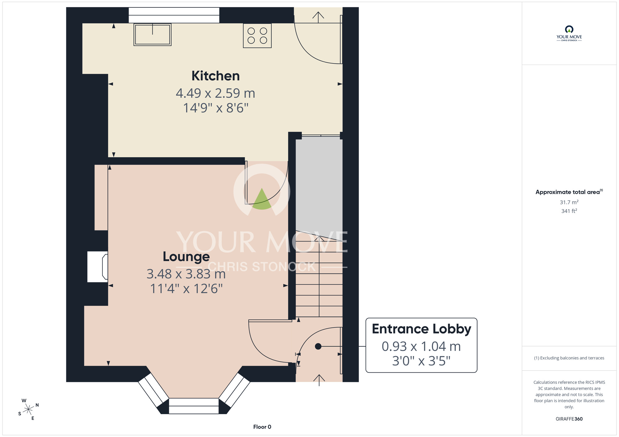Floorplan of 2 bedroom Semi Detached House for sale, Home Avenue, Low Fell, Gateshead, NE9