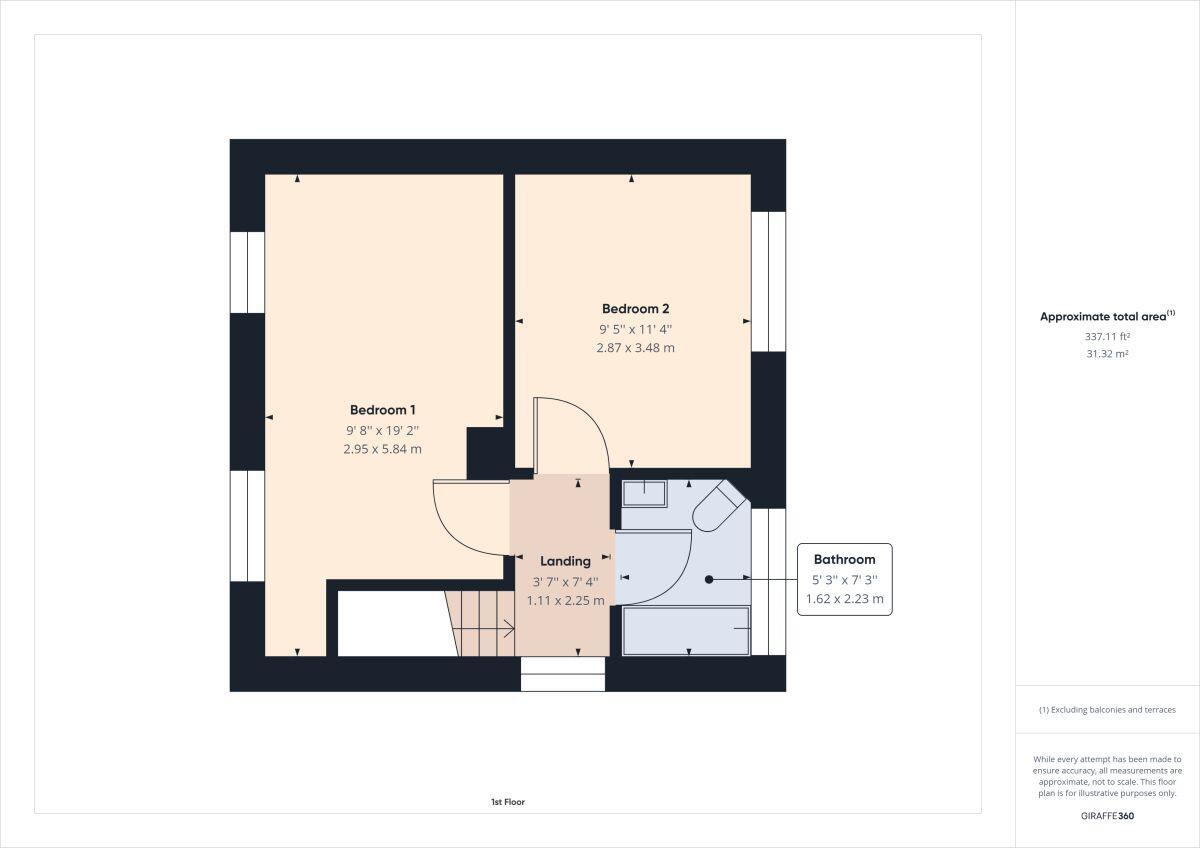 Floorplan of 2 bedroom Semi Detached House for sale, Leam Lane, Leam Lane, Gateshead, NE10