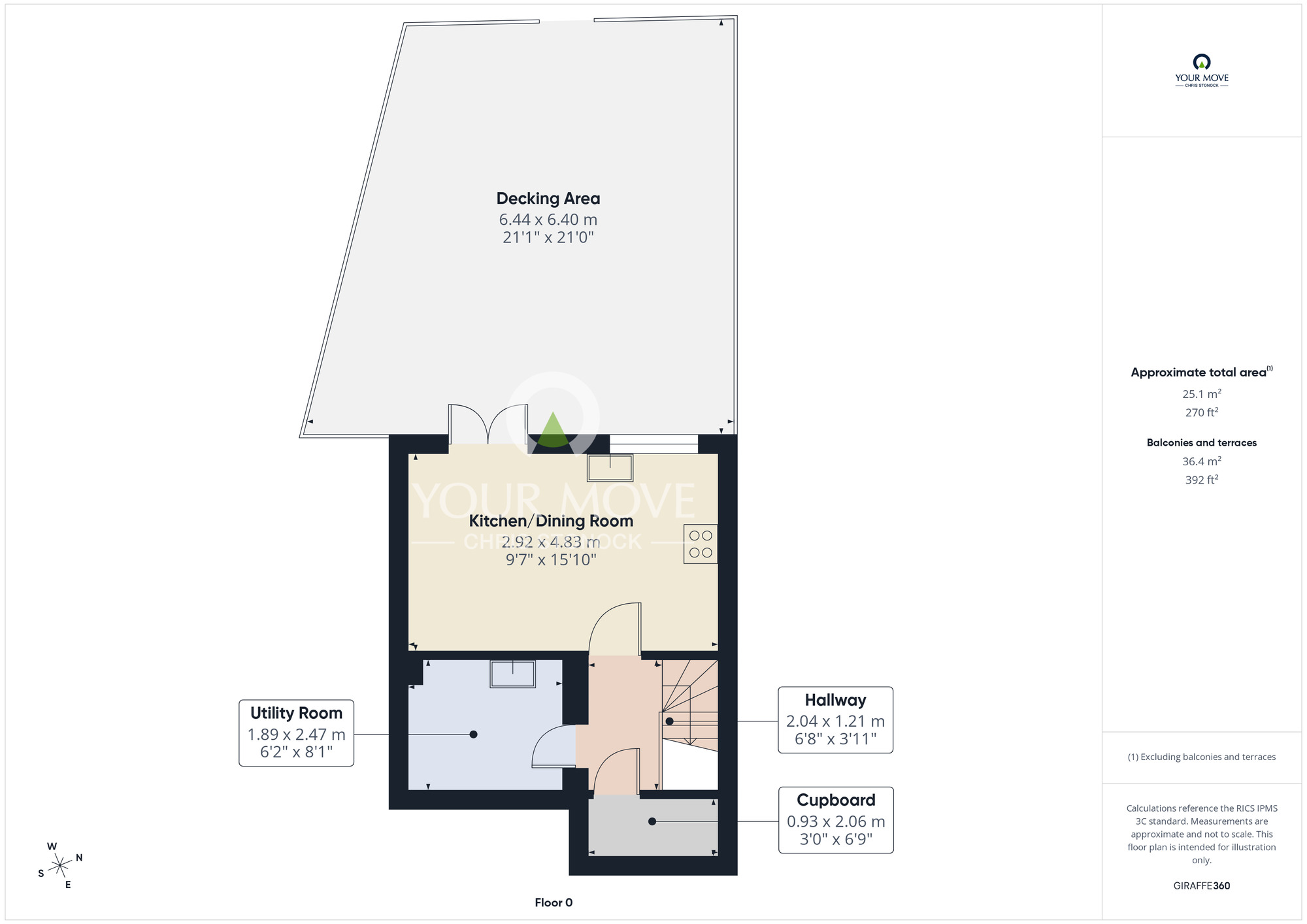 Floorplan of 3 bedroom End Terrace House for sale, Bridges View, Windmill Hills, Gateshead, NE8