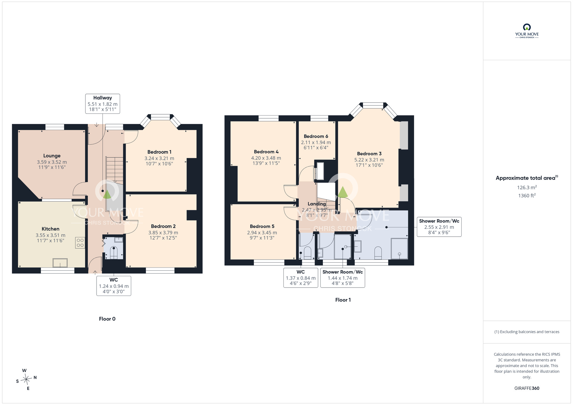 Floorplan of 6 bedroom Mid Terrace House for sale, Parsons Gardens, Dunston, Gateshead, NE11