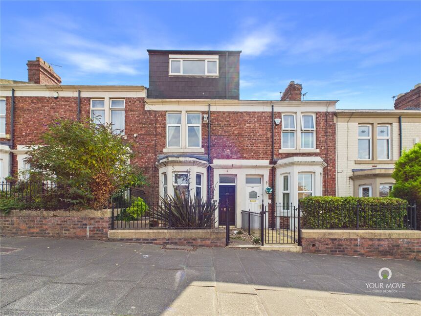 Main image of 5 bedroom Mid Terrace House for sale, Whitehall Road, Bensham, Gateshead, NE8