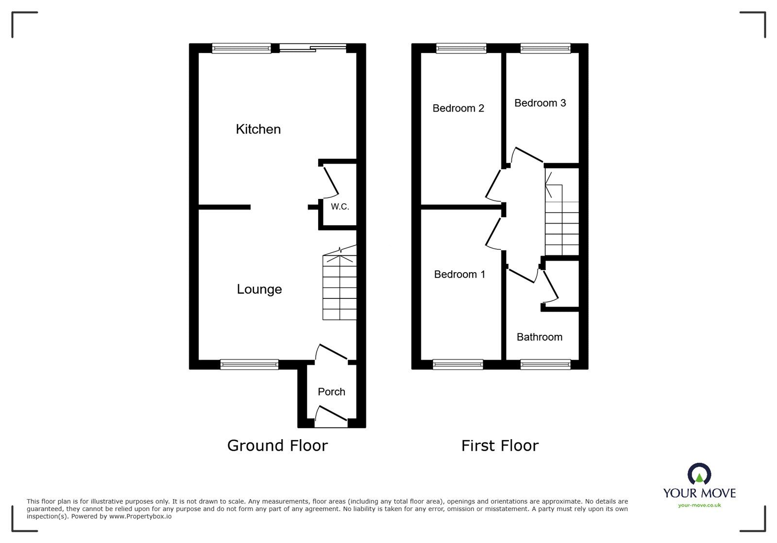 Floorplan of 3 bedroom  House to rent, Goddard Street, Longton, Stoke-On-Trent, ST3