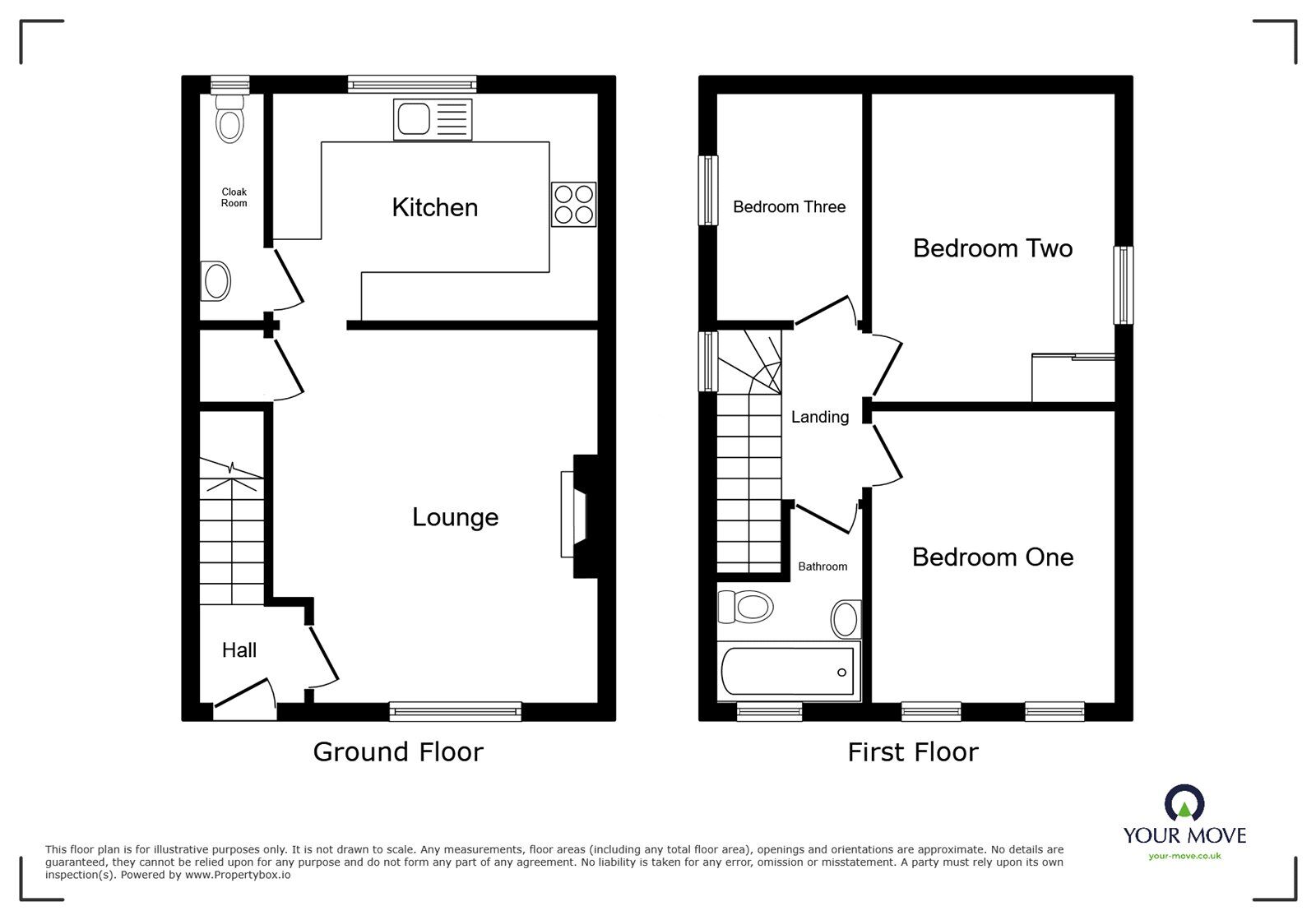 Floorplan of 3 bedroom Semi Detached House to rent, Mollison Road, Stoke-on-Trent, Staffordshire, ST3