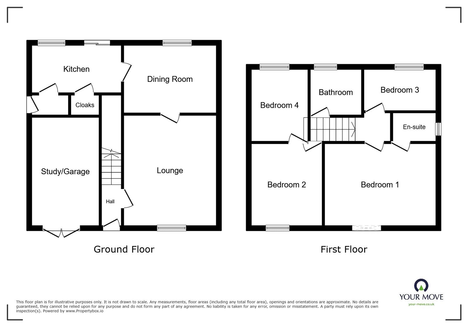 Floorplan of 4 bedroom Detached House for sale, Welsh Close, Lightwood, Staffordshire, ST3