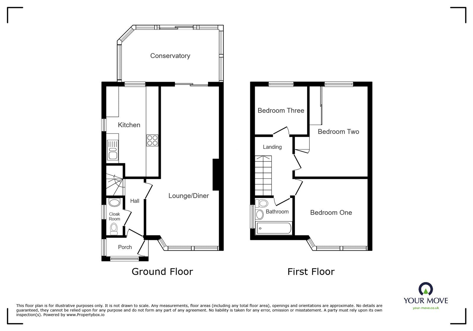 Floorplan of 3 bedroom Semi Detached House for sale, Coupe Drive, Weston Coyney, Staffordshire, ST3