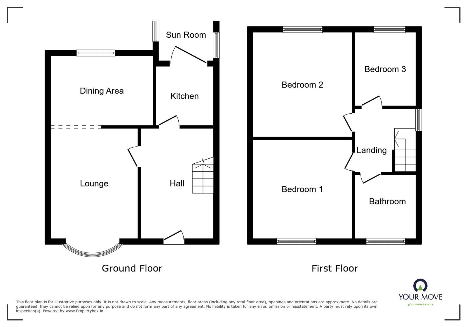 Floorplan of 3 bedroom Detached House for sale, Ramage Grove, Longton, Staffordshire, ST3