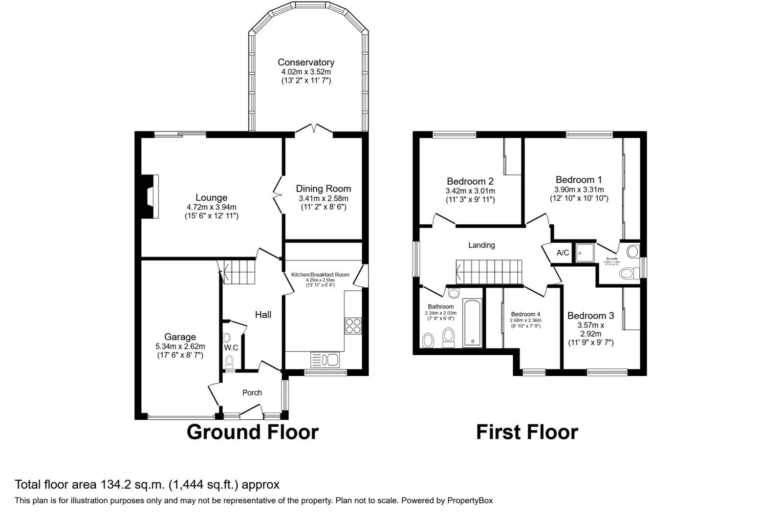 Floorplan of 4 bedroom Detached House for sale, Valerian Way, Meir Park, Staffordshire, ST3