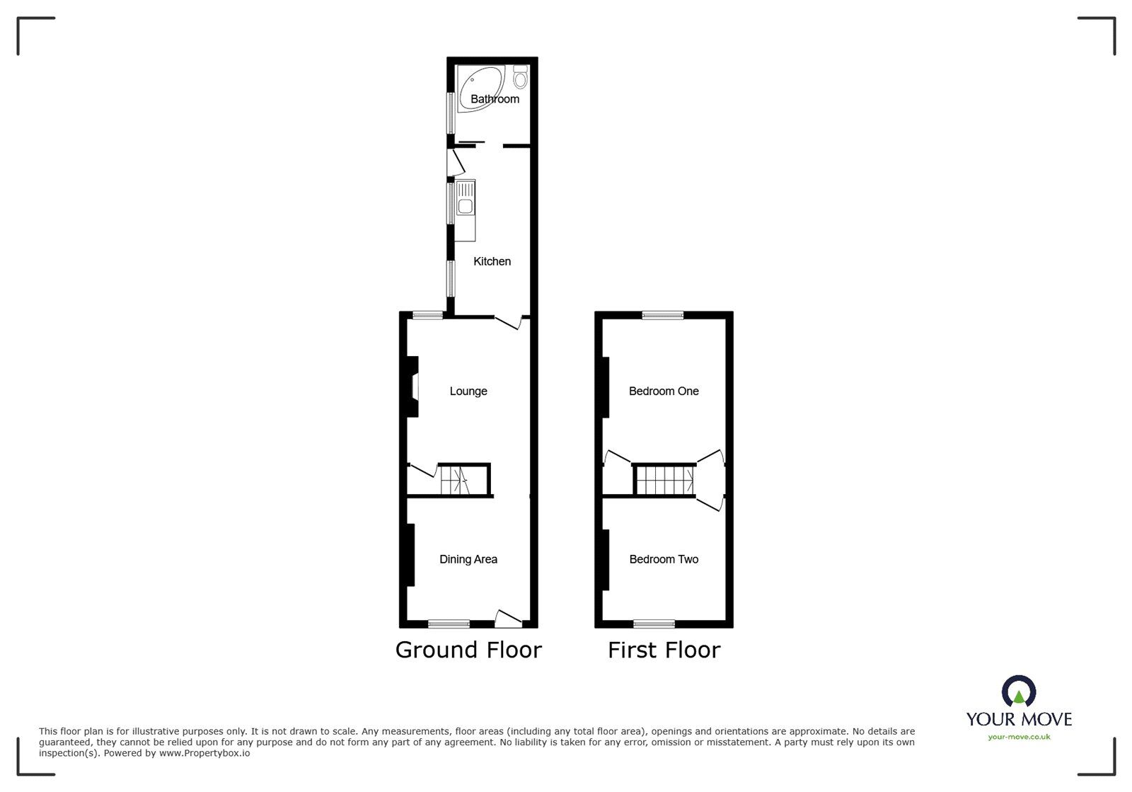 Floorplan of 2 bedroom Semi Detached House for sale, Cotesheath Street, Joiners Square, Staffordshire, ST1