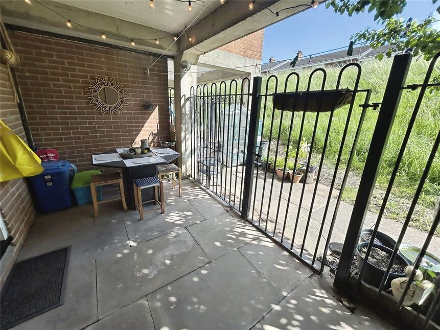 Rear Patio Are