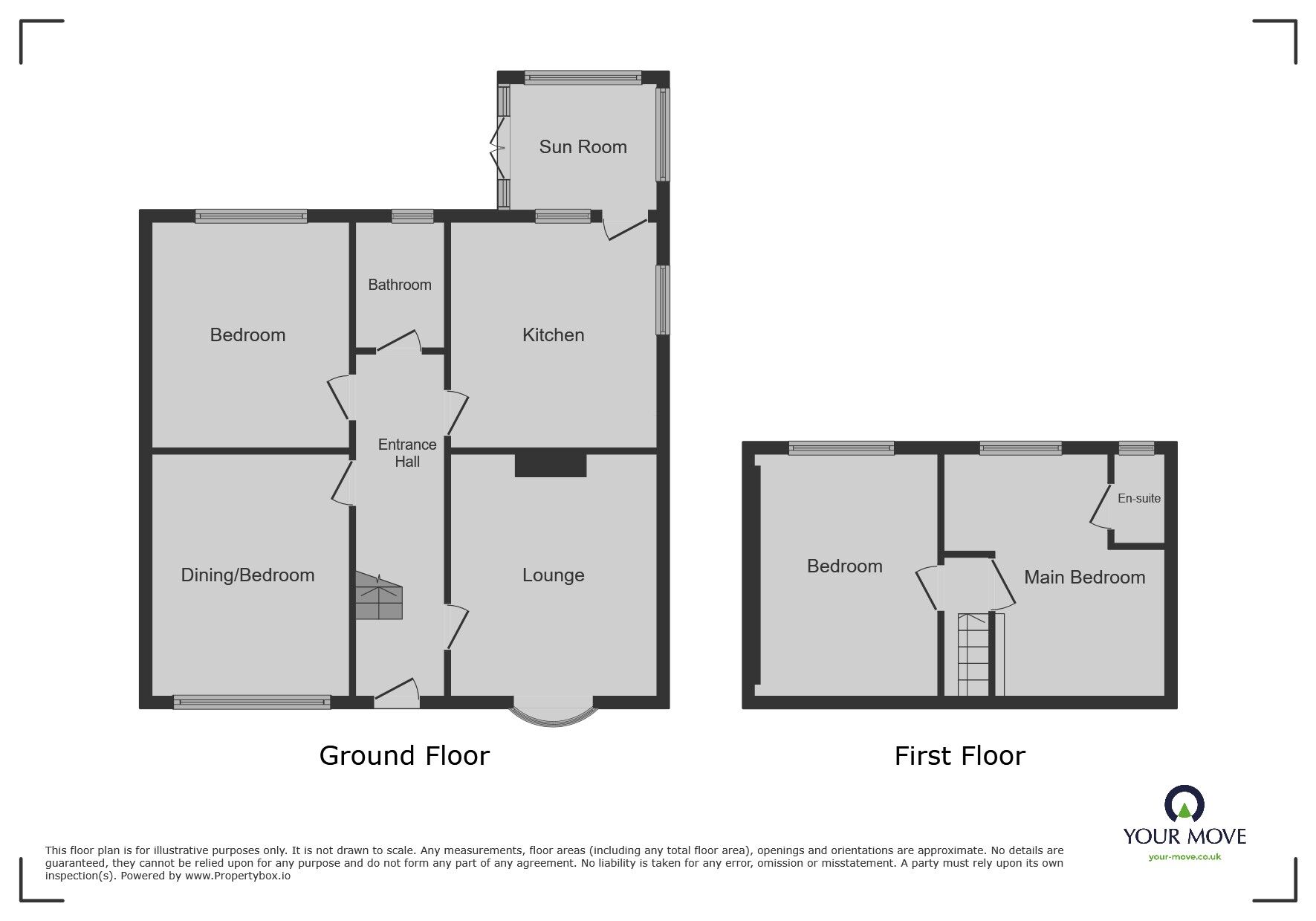 Floorplan of 4 bedroom Detached Bungalow for sale, Paladin Avenue, Weston Coyney, Staffordshire, ST3