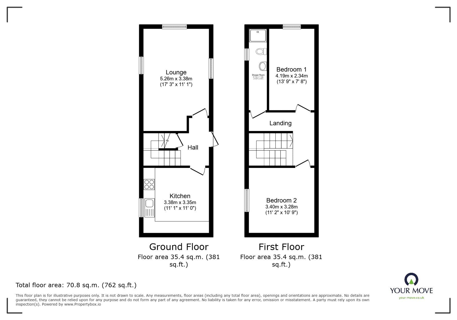 Floorplan of 6 bedroom House for sale, Bishop Street, Stoke-on-Trent, Staffordshire, ST4