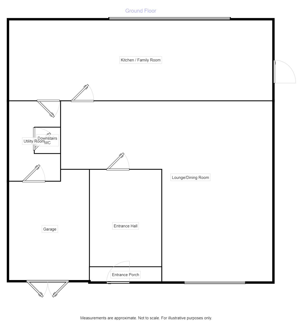 Floorplan of 4 bedroom Detached House to rent, Beacon Drive, Loughborough, Leicestershire, LE11