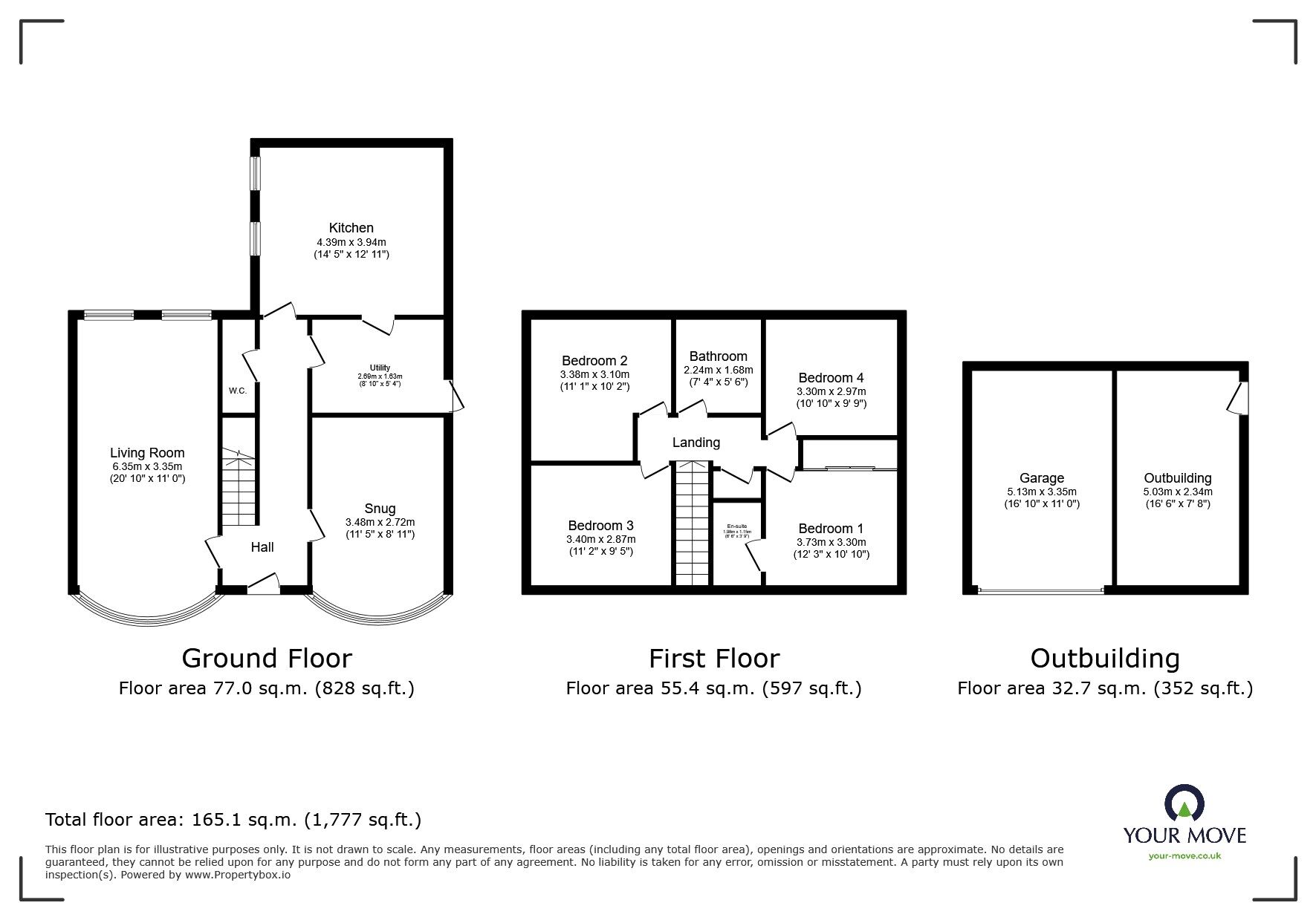 Floorplan of 4 bedroom Detached House for sale, Kingfisher Road, Mountsorrel, Leicestershire, LE12