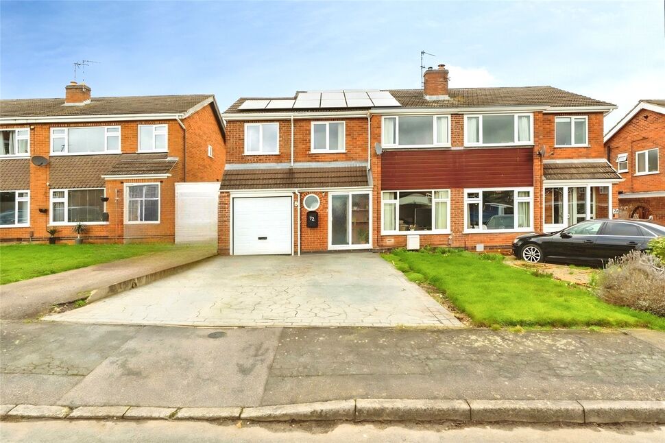 Main image of 4 bedroom Semi Detached House for sale, Paterson Place, Shepshed, Leicestershire, LE12
