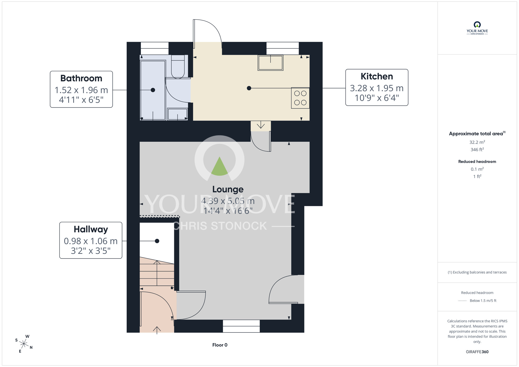 Floorplan of 2 bedroom Mid Terrace House to rent, Victoria Terrace, Wrekenton, Gateshead, NE9