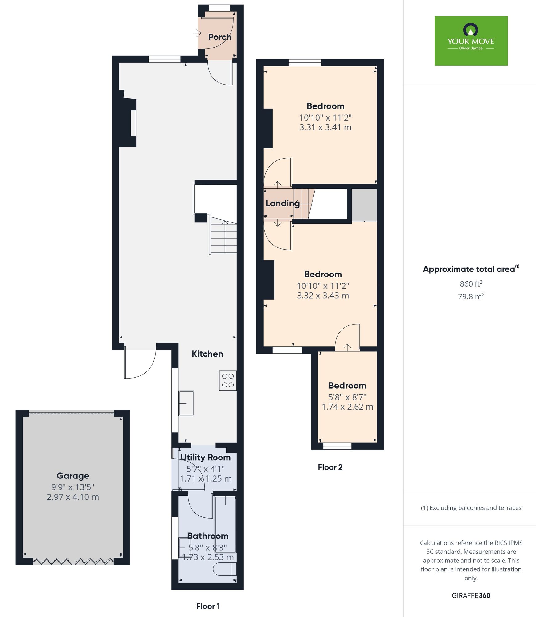 Floorplan of 3 bedroom Mid Terrace House for sale, Meadow Road, Suffolk, NR32