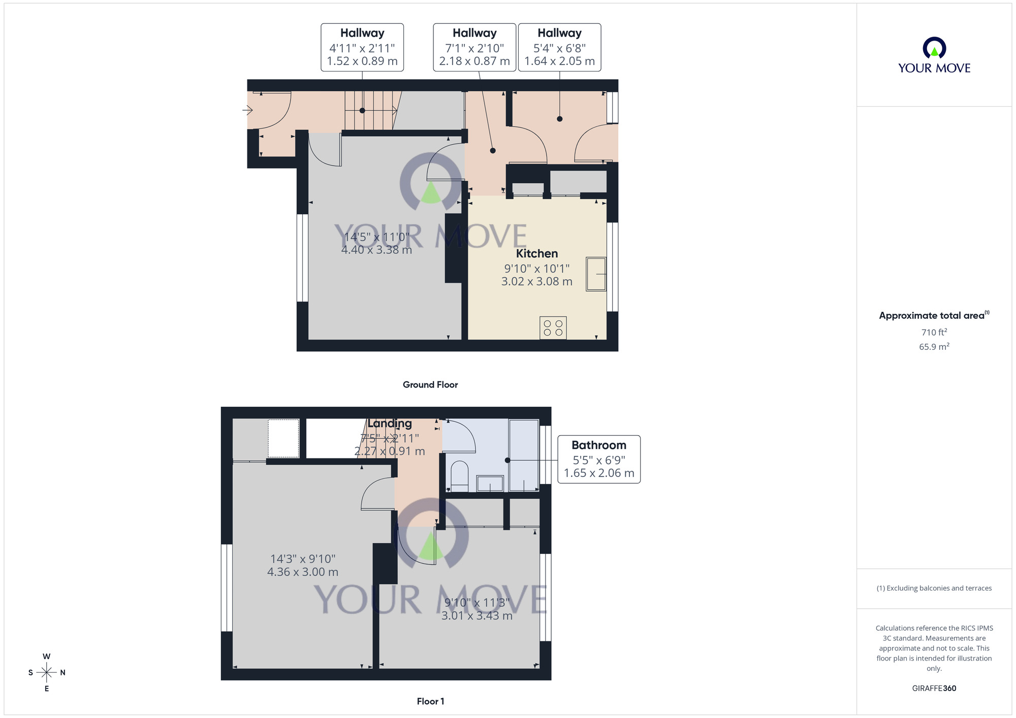 Floorplan of 2 bedroom Mid Terrace House for sale, St. Margarets Plain, Lowestoft, Suffolk, NR32