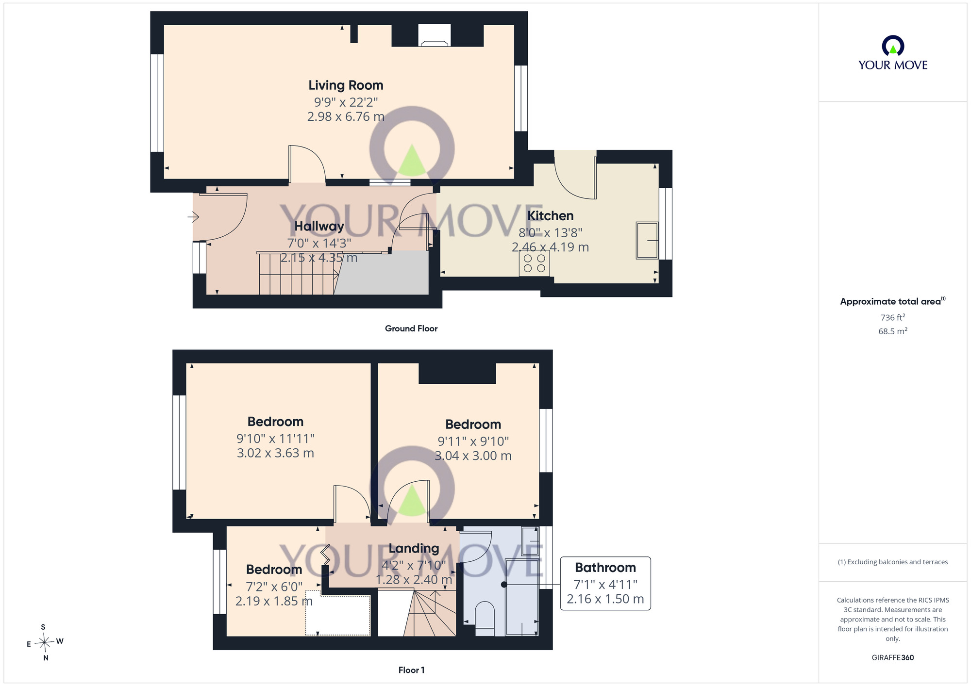 Floorplan of 3 bedroom Mid Terrace House for sale, Selby Street, Lowestoft, Suffolk, NR32