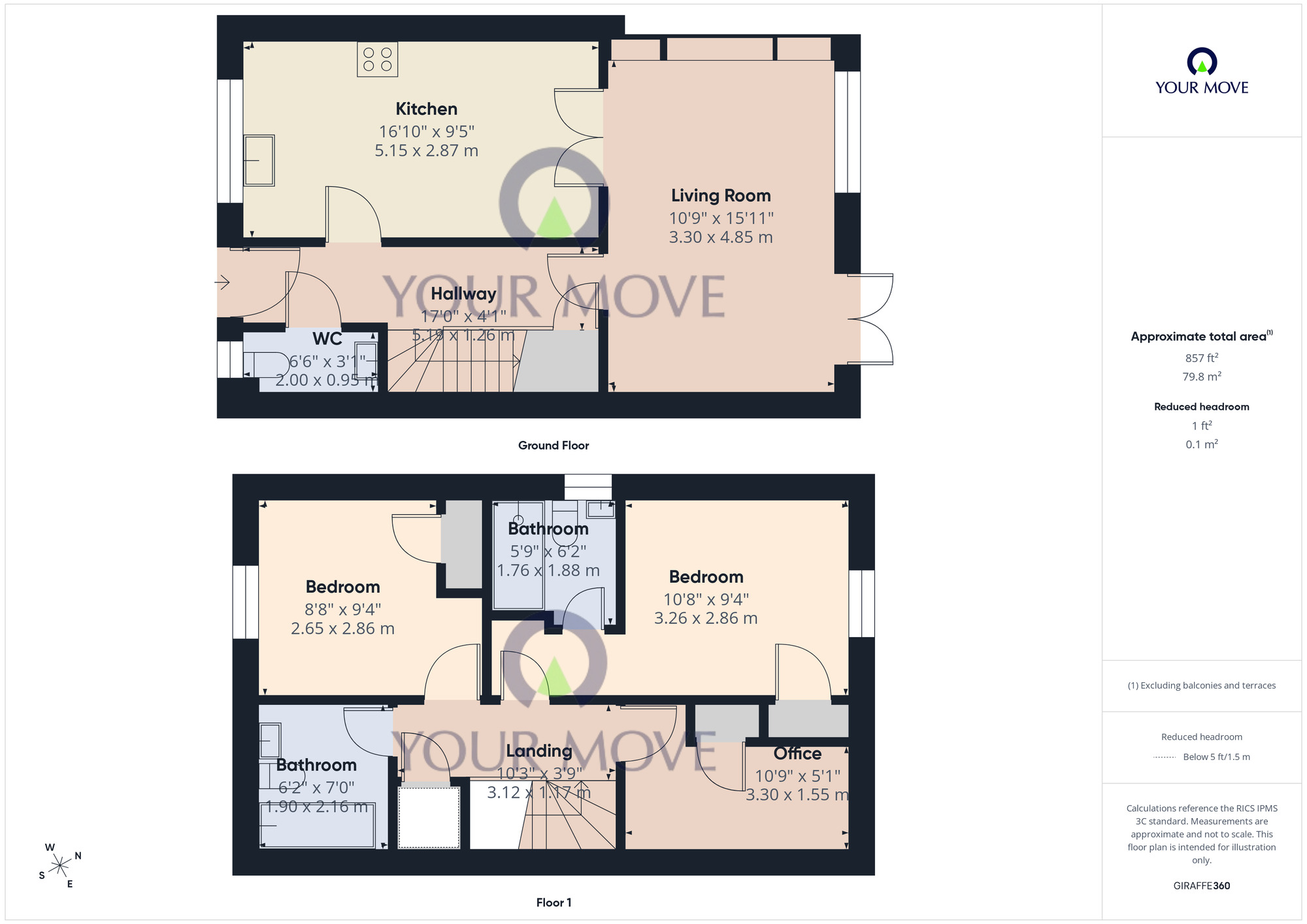 Floorplan of 3 bedroom Semi Detached House for sale, Main Road, Filby, Norfolk, NR29