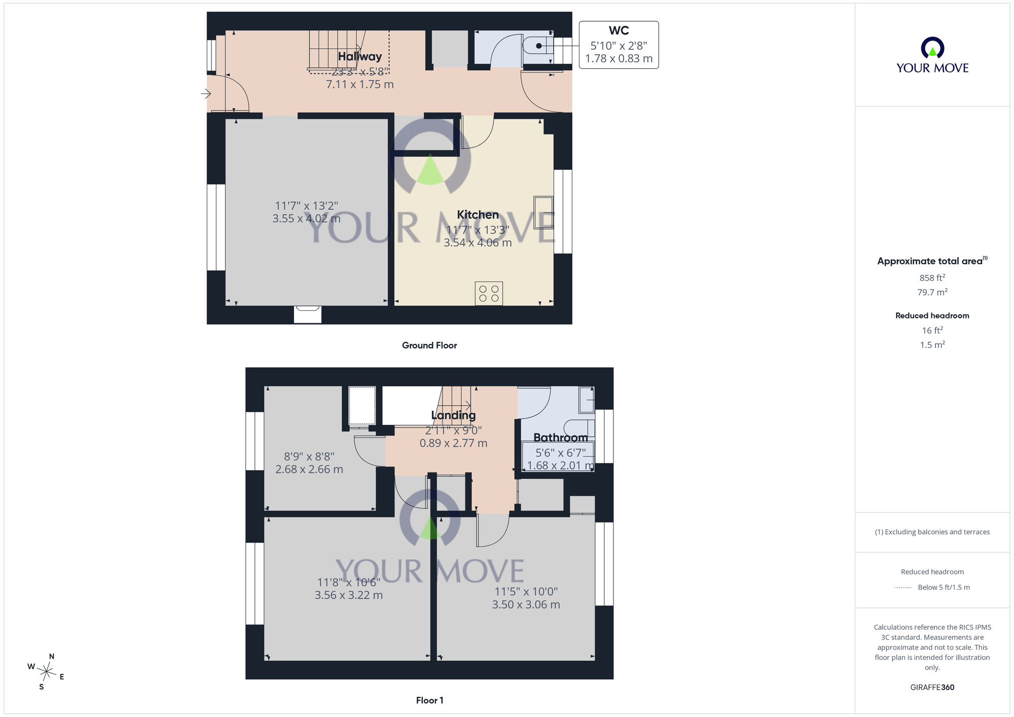 Floorplan of 3 bedroom End Terrace House for sale, Rumburgh Road, Lowestoft, Suffolk, NR32
