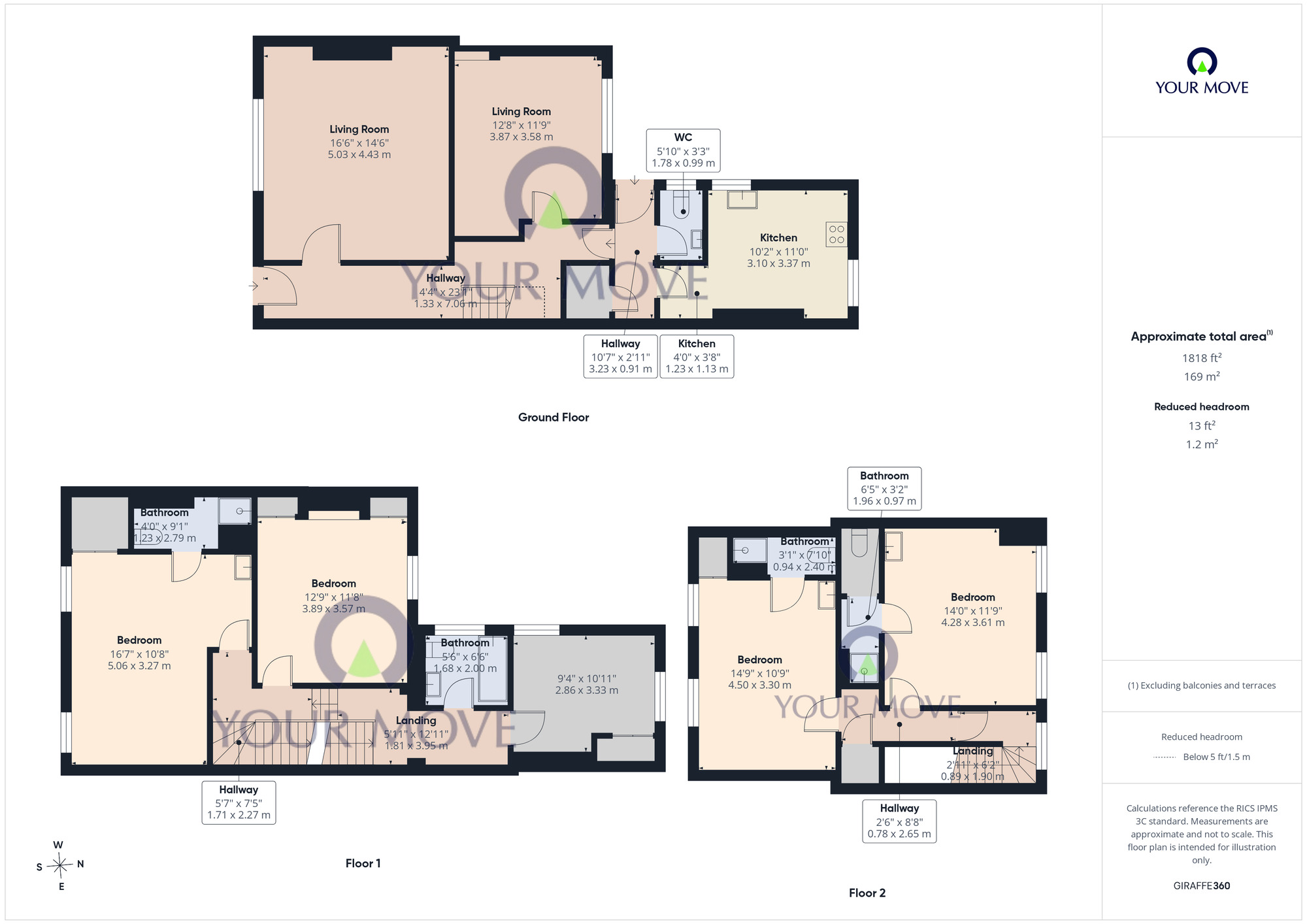 Floorplan of 5 bedroom Mid Terrace House for sale, St. Georges Road, Great Yarmouth, Norfolk, NR30