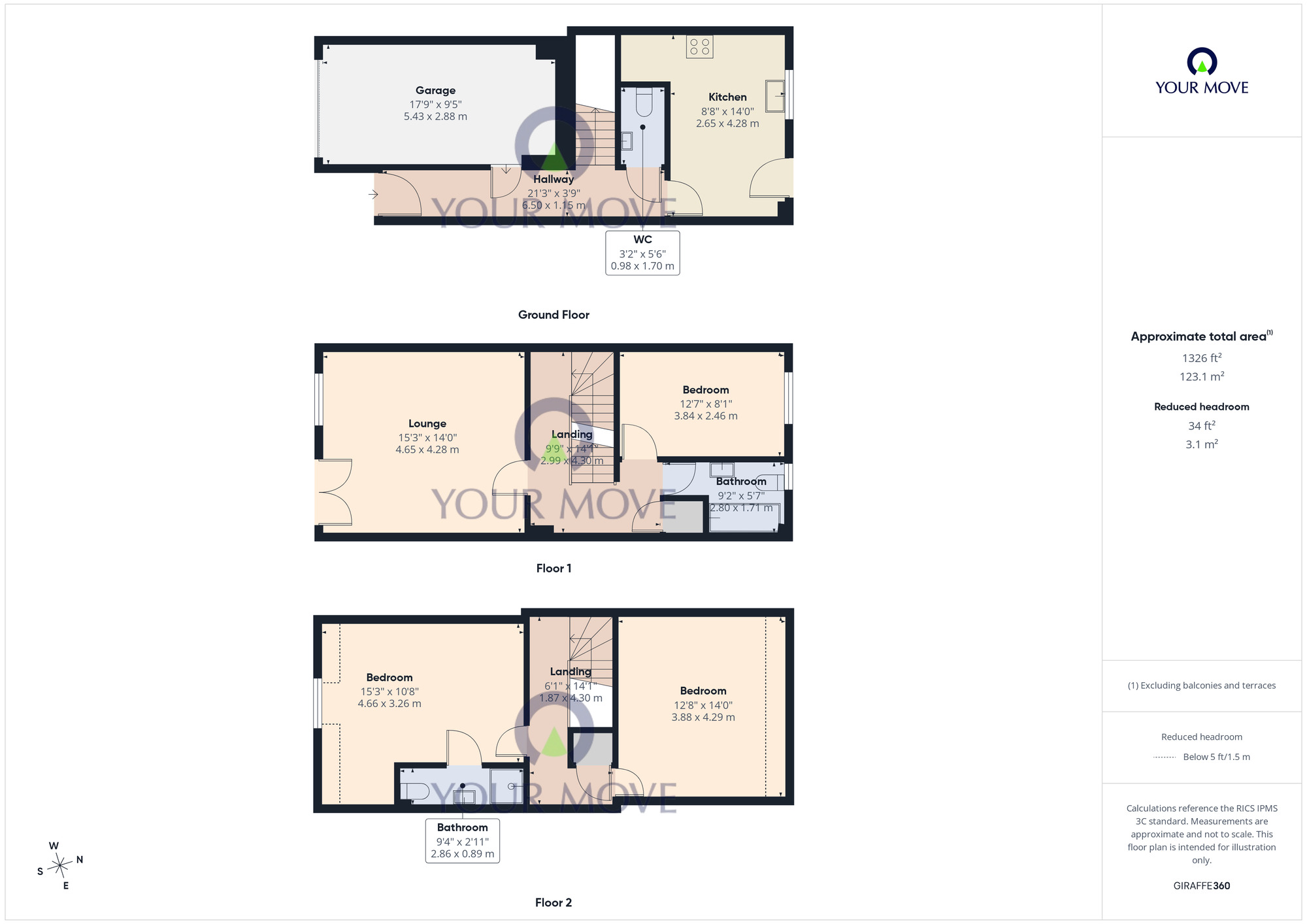 Floorplan of 3 bedroom Mid Terrace House for sale, Palmer Road, Gorleston, Norfolk, NR31
