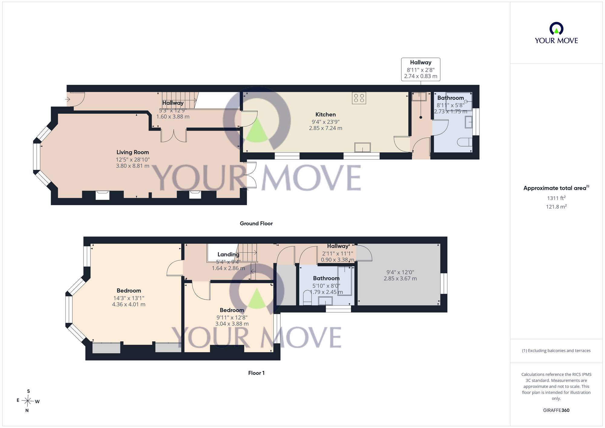 Floorplan of 3 bedroom Mid Terrace House for sale, Park Road, Lowestoft, Suffolk, NR32