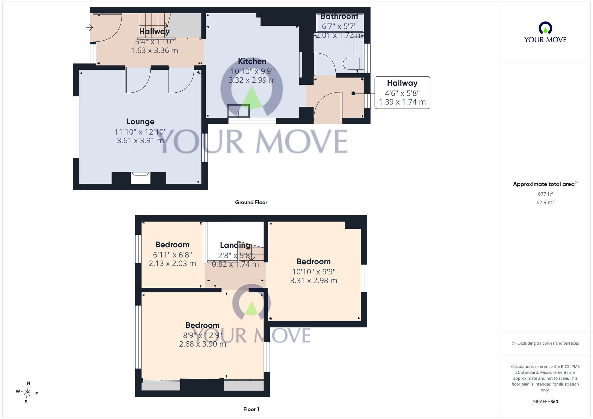 Floorplan of 3 bedroom Semi Detached House for sale, Ferrier Road, Great Yarmouth, Norfolk, NR30