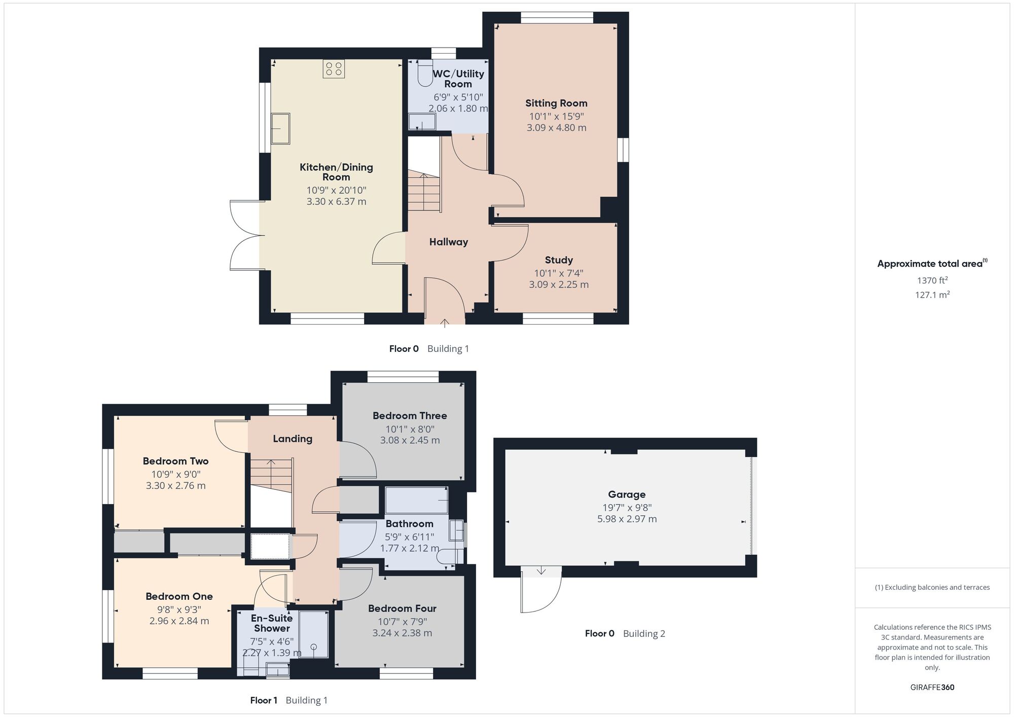 Floorplan of 4 bedroom Detached House for sale, Upper Conygre, Timsbury, Somerset, BA2