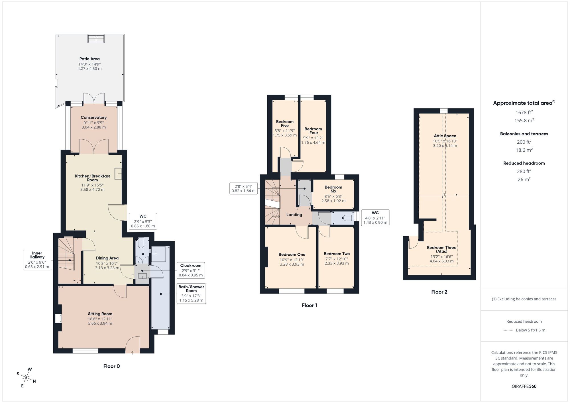 Floorplan of 6 bedroom Semi Detached House for sale, Bryant Avenue, Westfield, Somerset, BA3