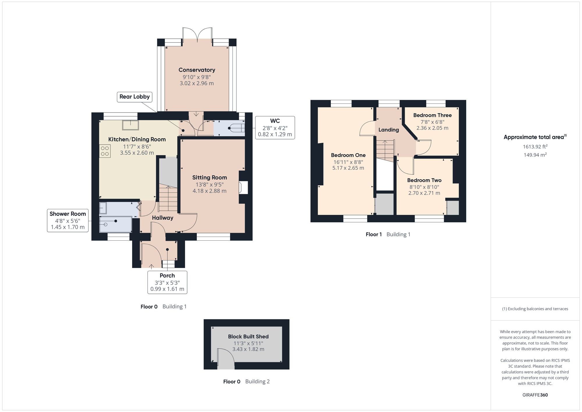 Floorplan of 3 bedroom Semi Detached House for sale, Timsbury Road, Farmborough, Somerset, BA2