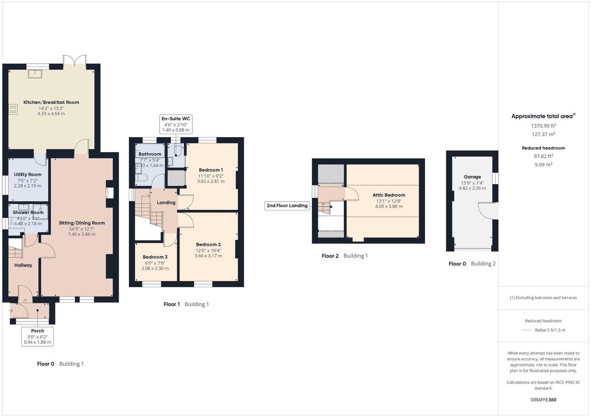 Floorplan of 4 bedroom Semi Detached House for sale, Wells Road, Chilcompton, Somerset, BA3