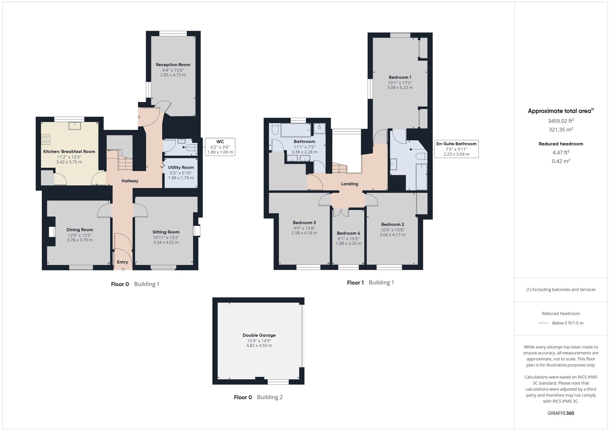 Floorplan of 4 bedroom Detached House for sale, Main Road, Temple Cloud, Somerset, BS39