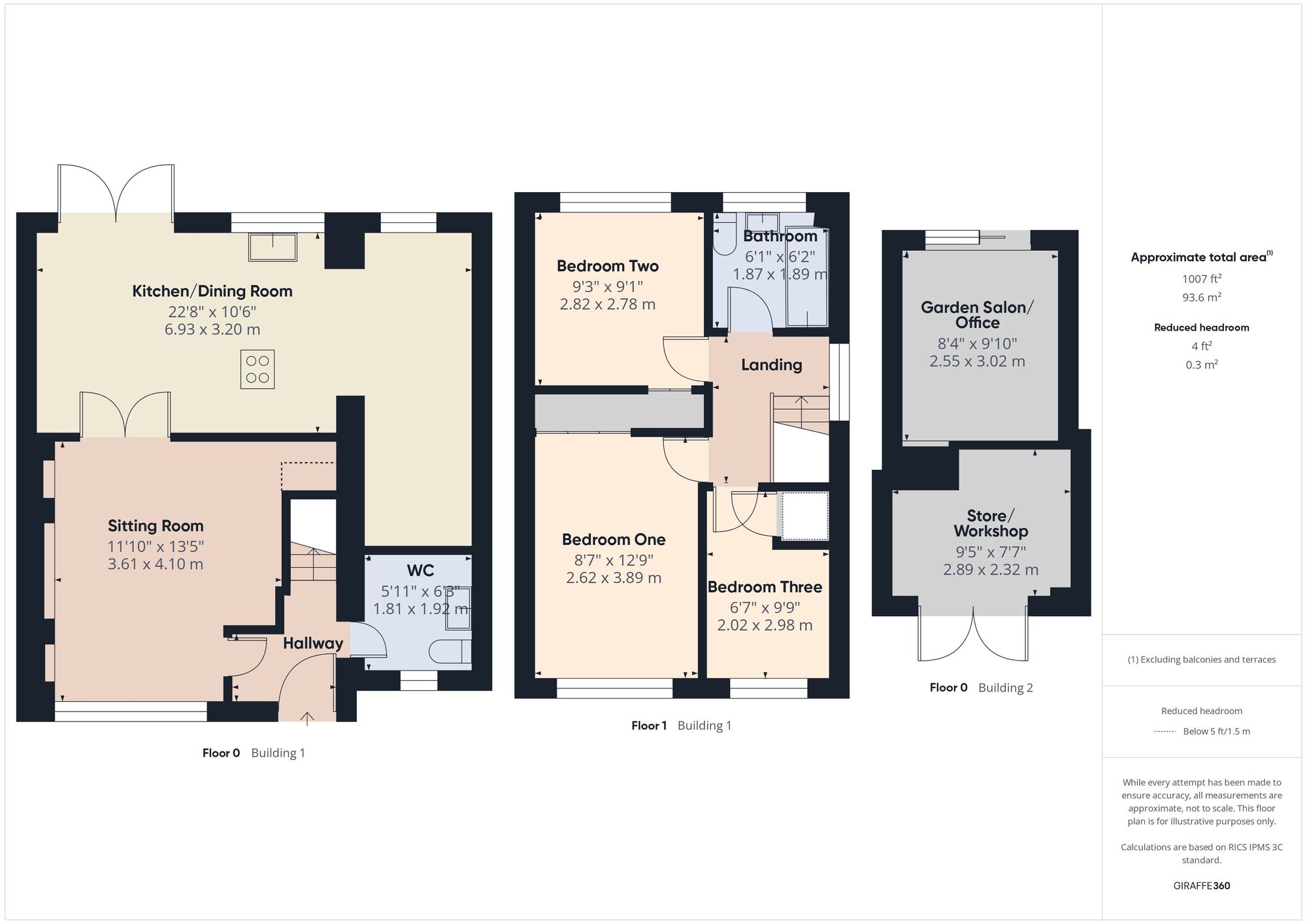 Floorplan of 3 bedroom Semi Detached House for sale, Millfield, Midsomer Norton, Somerset, BA3