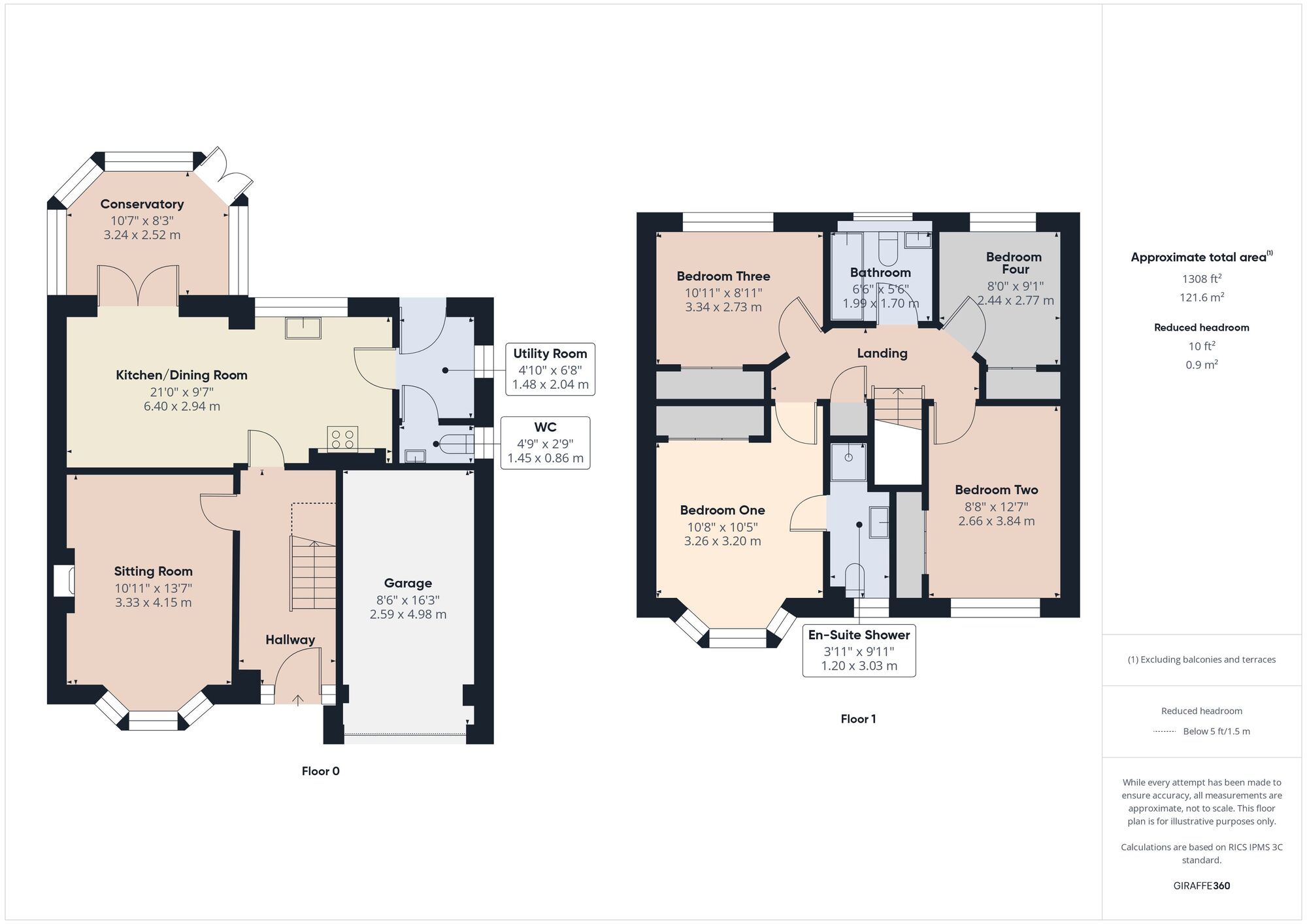 Floorplan of 4 bedroom Detached House for sale, Sawyers Close, Chilcompton, Somerset, BA3
