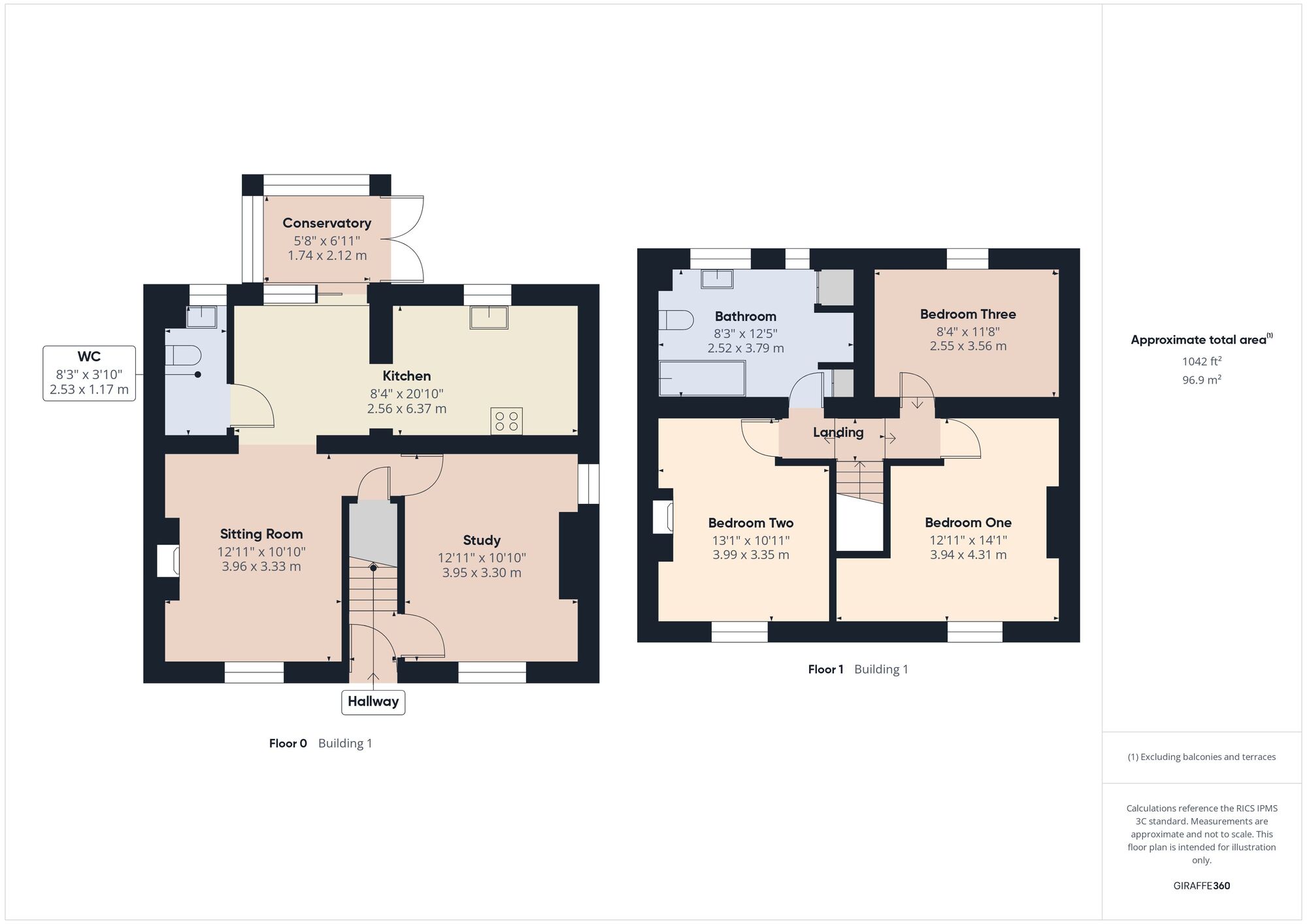 Floorplan of 3 bedroom Detached House for sale, Huddox Hill, Peasedown St. John, Somerset, BA2