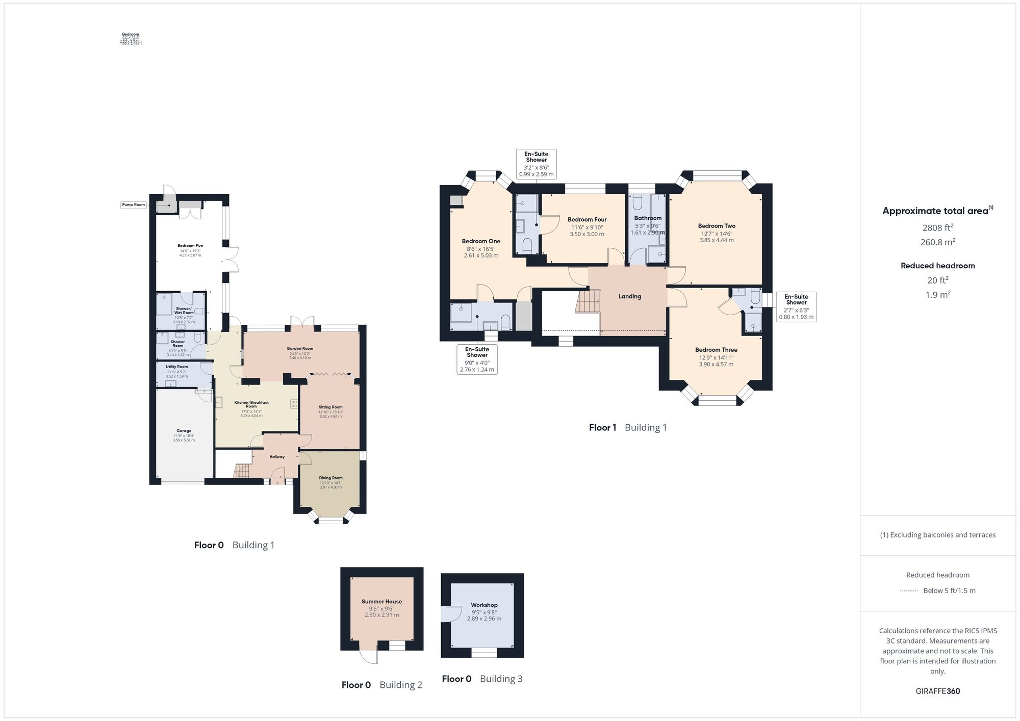 Floorplan of 5 bedroom Detached House for sale, North Road, Midsomer Norton, Somerset, BA3