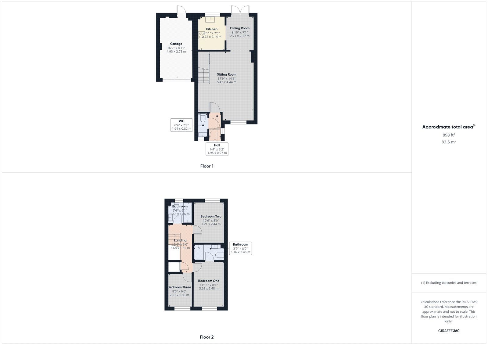Floorplan of 3 bedroom  House for sale, Greenvale Drive, Timsbury, Bath, BA2