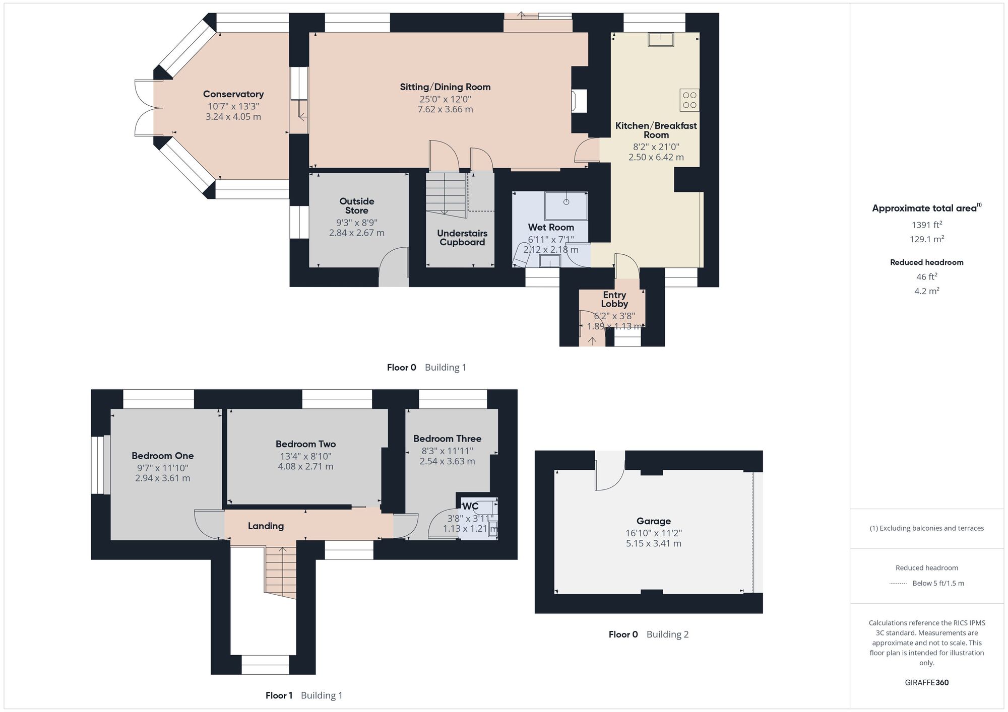 Floorplan of 3 bedroom Detached House for sale, Crocombe, Timsbury, Somerset, BA2