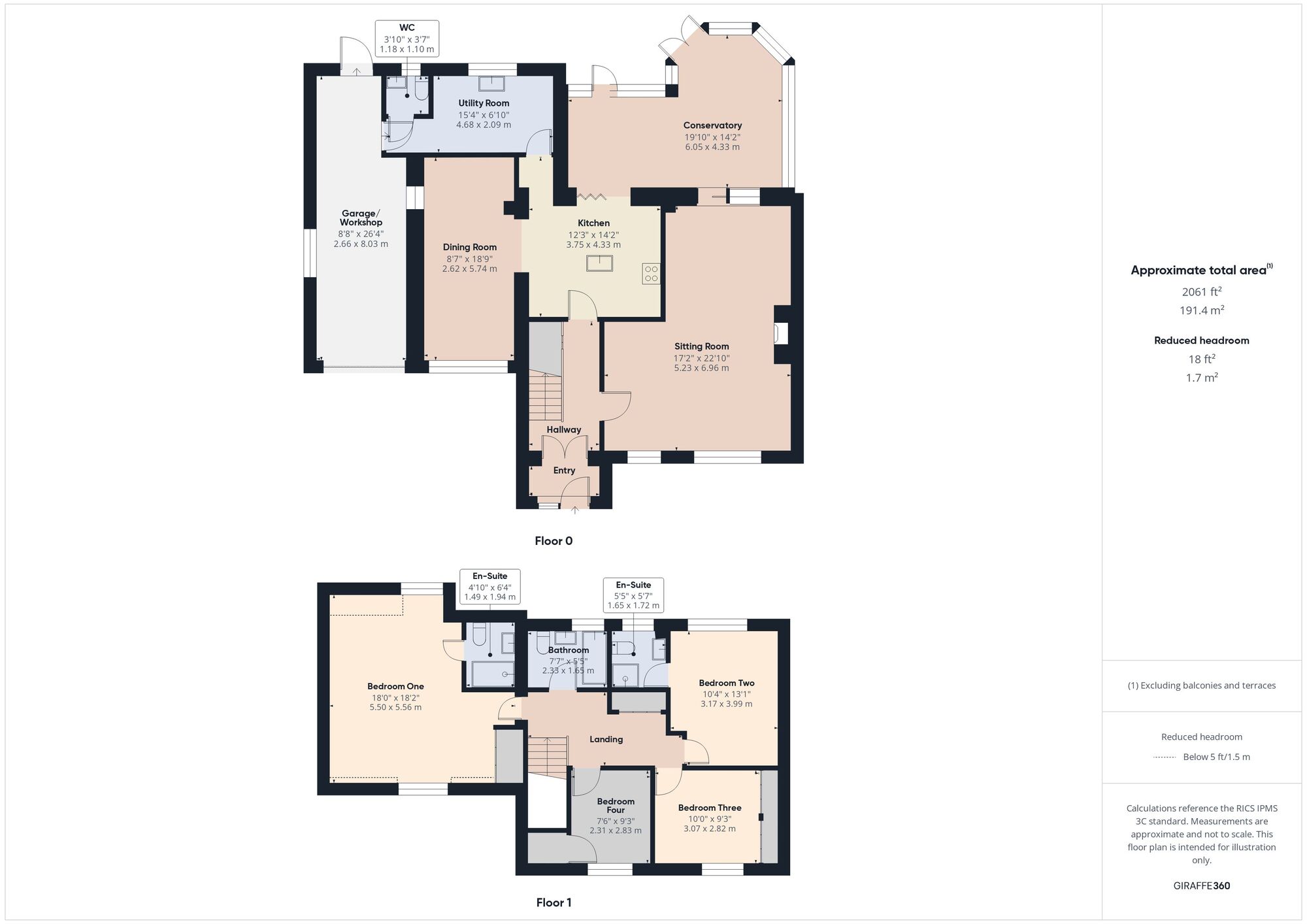 Floorplan of 4 bedroom Detached House for sale, The Mead, Timsbury, Somerset, BA2