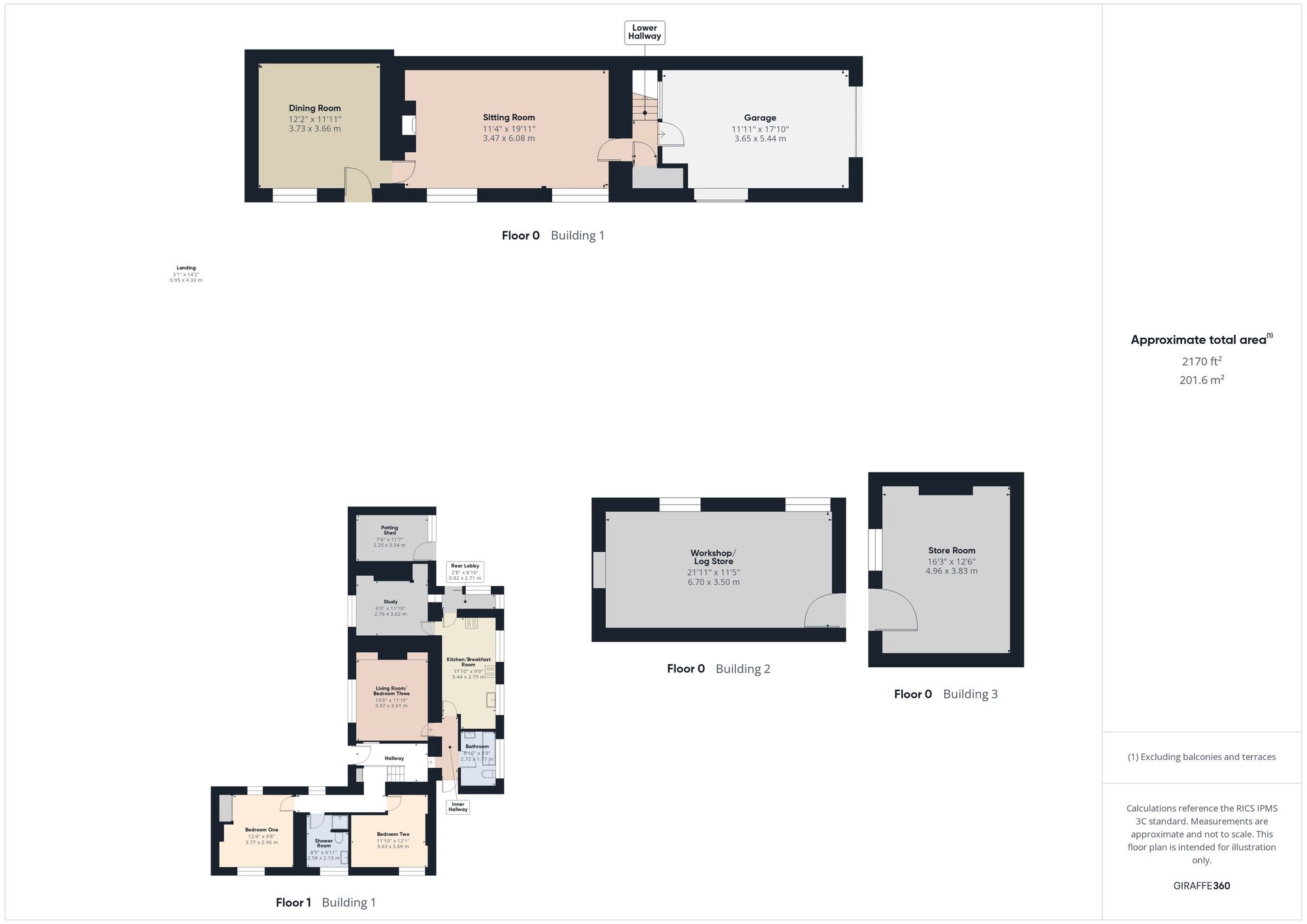 Floorplan of 2 bedroom Detached House for sale, Mells Lane, Radstock, Somerset, BA3